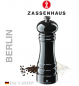 Preview: PM-Zassenhaus "Berlin" 18cm schwarz glänzend+30g TELLICHERRY